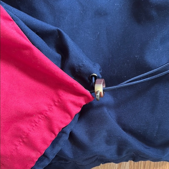 Cutter & Buck Men XL Red Raincoat Hooded Packable Windbreaker Red Nautical - Picture 5 of 5